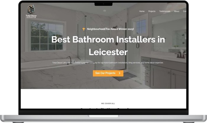 Website design example
